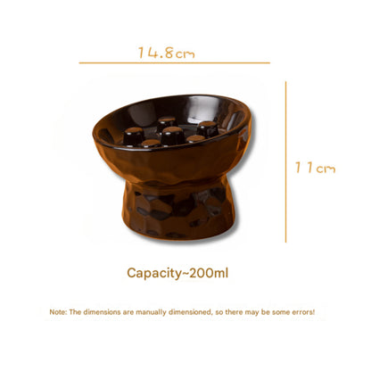 Premium Ceramic Cat Bowl, Designed For Both Style And Functionality. Crafted With High-Quality Ceramic/Luckypawkids