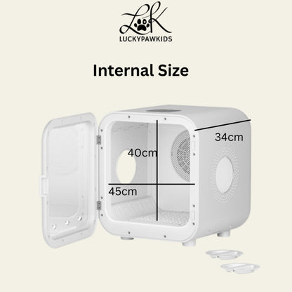 82L Foldable Pet Dryer Box – Fast Drying, Low Noise & Smart Temp Control for Cats & Dogs