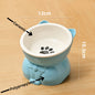 Premium Ceramic Cat Bowl, Designed For Both Style And Functionality. Crafted With High-Quality Ceramic/Luckypawkids