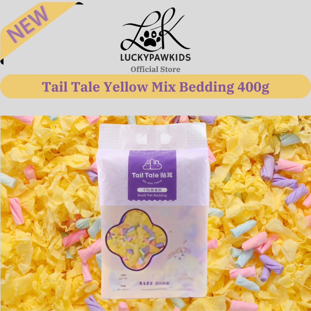 Tafit Hamster Paper Bedding / Tail Tale Hamster Bedding 99% Dust Free / Wood Pulp Bedding For Small Pets Aspen Shaving