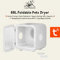 82L Foldable Pet Dryer Box – Fast Drying, Low Noise & Smart Temp Control for Cats & Dogs