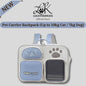 Pets Travel Roller Bag 2 In 1 / Carrier Backpack