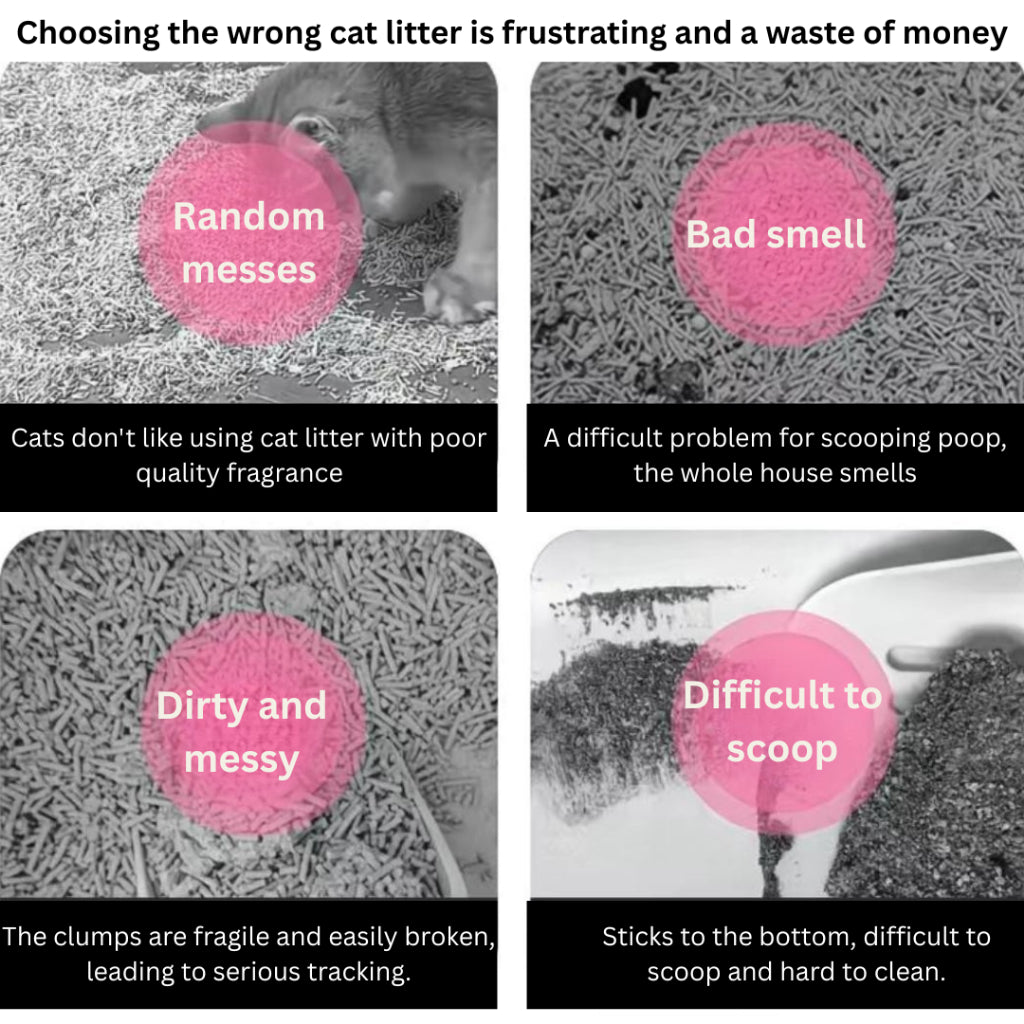 Premium Jasmine’s Cassava Cat Litter Deodorant Dust-free Non-Stick Bottom Cat Litter Deodorant Fragrance Litter