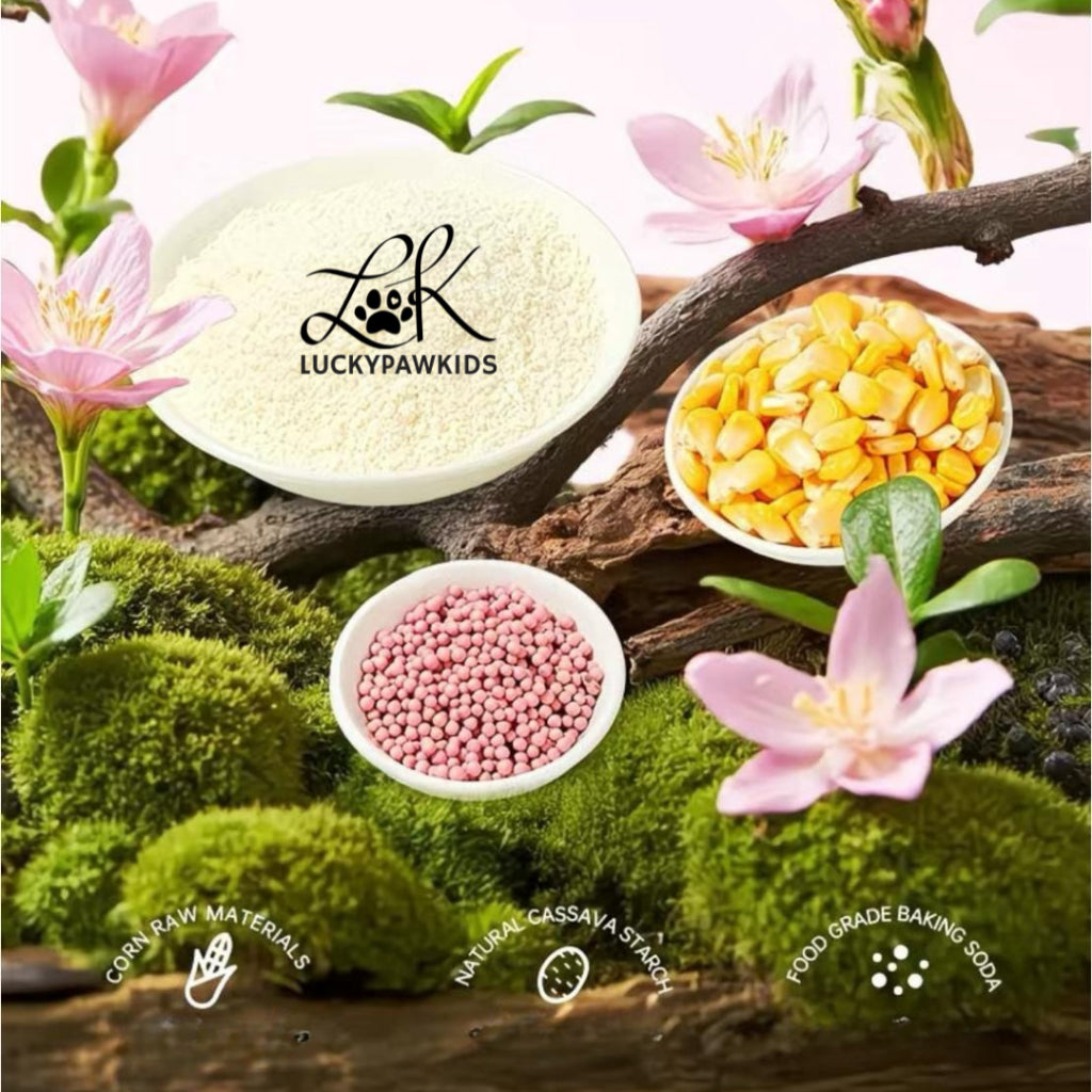 Premium Jasmine’s Cassava Cat Litter Deodorant Dust-free Non-Stick Bottom Cat Litter Deodorant Fragrance Litter