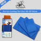 Pet Cooling Ice Mat For Dog Cat Cooling Pad Activated Cold Gel