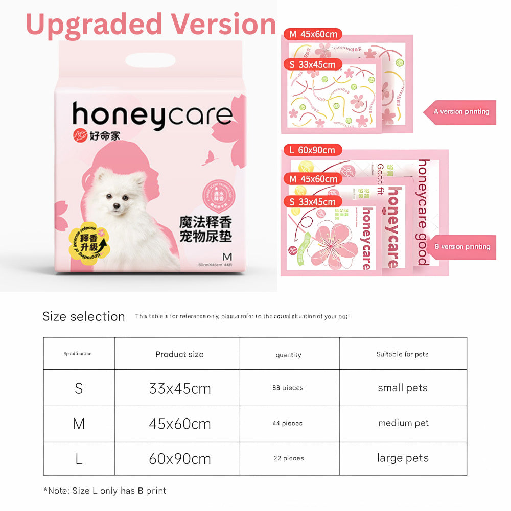 HONEYCARE PEE PAD / Dog Training Pee Pad / Pets / Urine Pad / Premium Grade/Luckypawkids