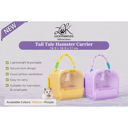 Tail Tale Hamster Carrier Cage 18.3*18.3*17cm