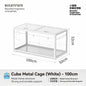 Bucatstate Hamster Cage 80cm / 100cm Stackable Design Come With Wheels