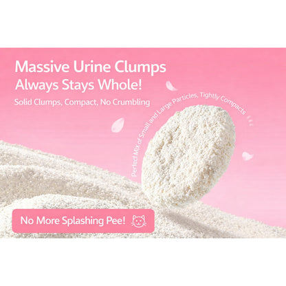 Premium Sakura White Tea Cassava Cat Litter Deodorant Dust-free Non-Stick Bottom Cat Litter Deodorant Fragrance Litter