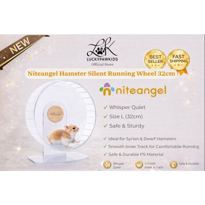 Niteangel Hamster Silent Running Wheel