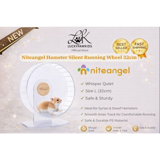 Niteangel Hamster Silent Running Wheel