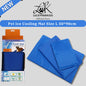 Pet Cooling Ice Mat For Dog Cat Cooling Pad Activated Cold Gel